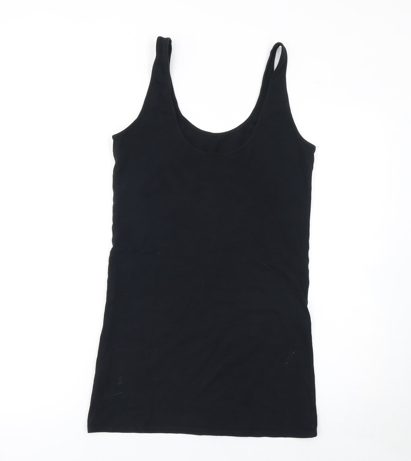 Topshop Women’s Black Size 10 Sleeveless Slip Dress