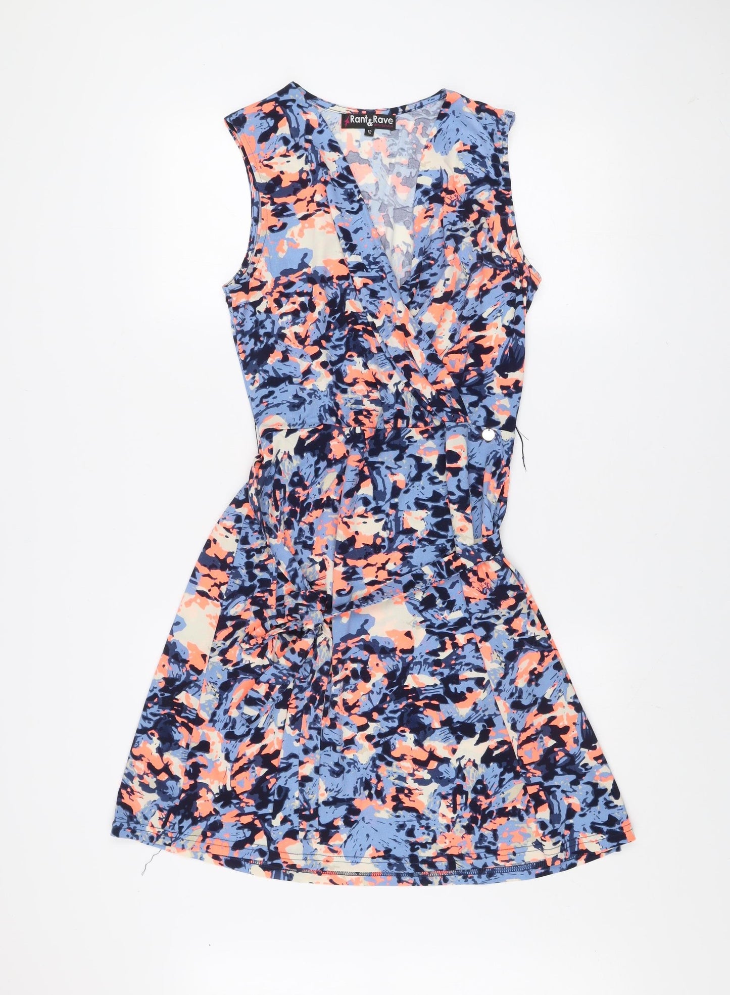 Rant & Rave Women's Multicoloured Size 12 Sleeveless Bodycon Dress