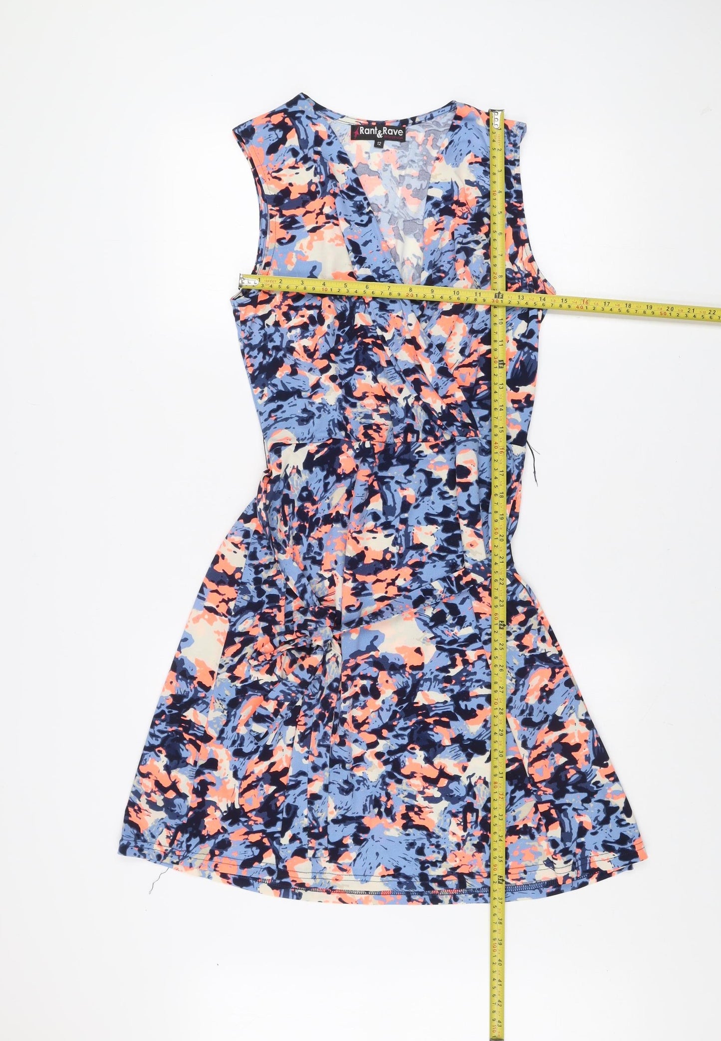 Rant & Rave Women's Multicoloured Size 12 Sleeveless Bodycon Dress