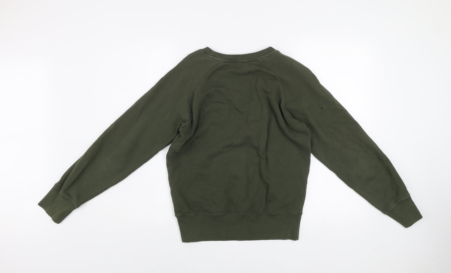 Champion Mens Green Crew Neck Pullover Sweatshirt XS Cotton