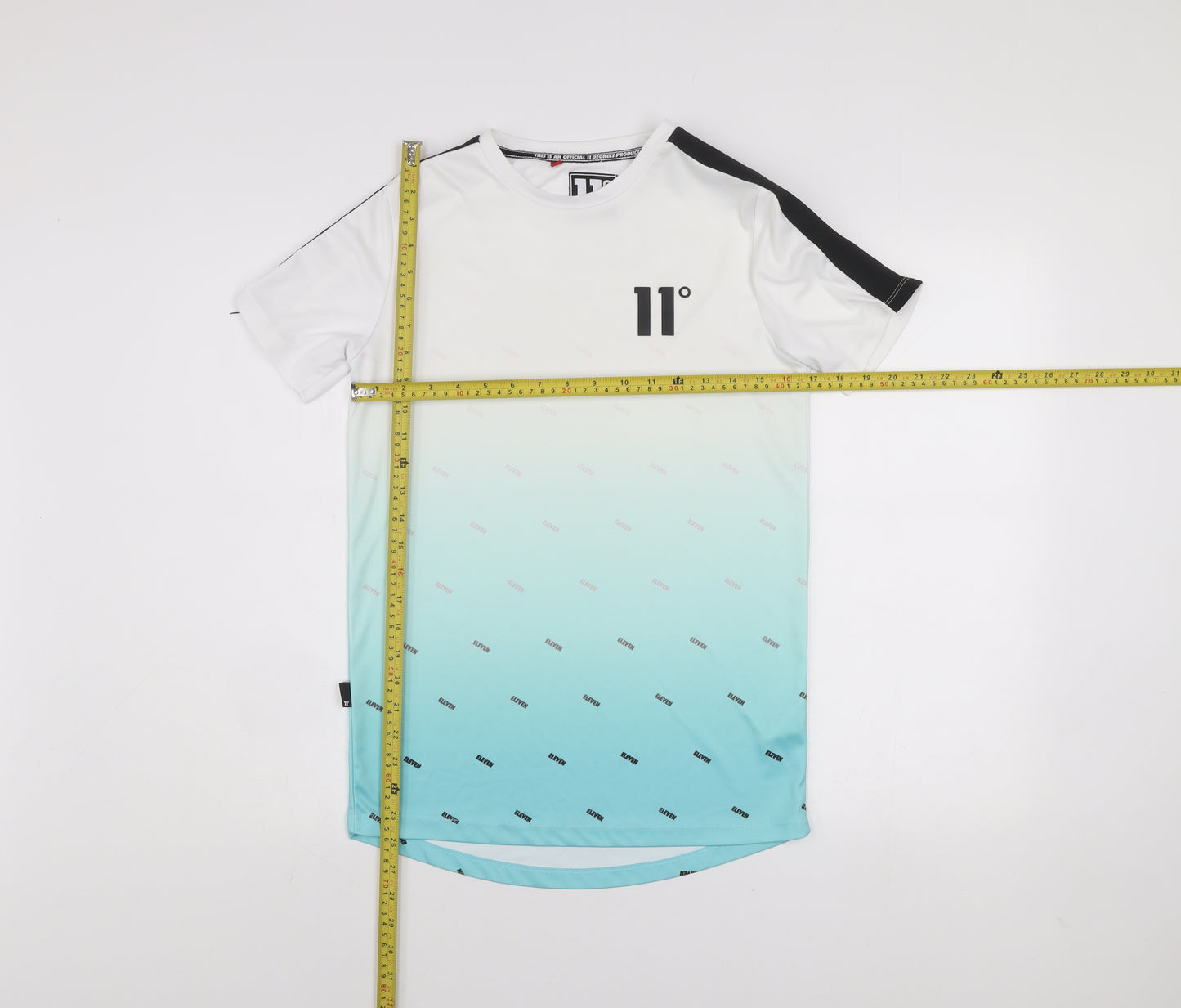 11 Degrees Men's Multicoloured XS Slim Fit Short Sleeve T-Shirt