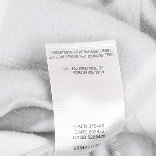 Damart Women’s Grey Check Fleece Full Zip Jacket M 14/16