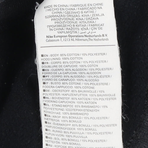 Nike Men's Blue Hooded Full Zip Activewear Jacket Size M