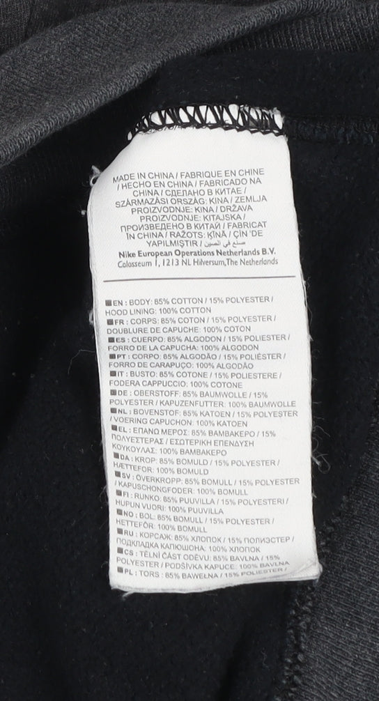Nike Men's Blue Hooded Full Zip Activewear Jacket Size M