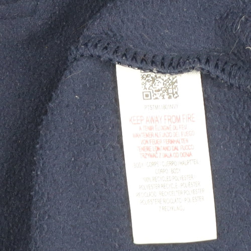 Peter Storm Men's Blue Fleece 1/4 Zip Pullover Sweatshirt L