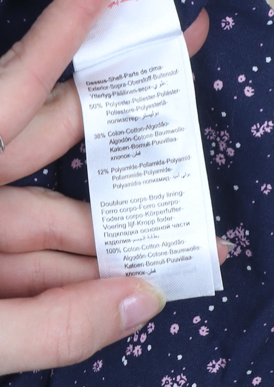 Vertbaudet Girls Beige Hooded Trench Coat 8 Years Belted Double-Breasted