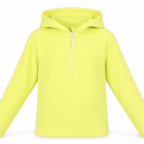 Mountain Warehouse Girls Yellow Fleece 1/4 Zip Hoodie 7-8 Years