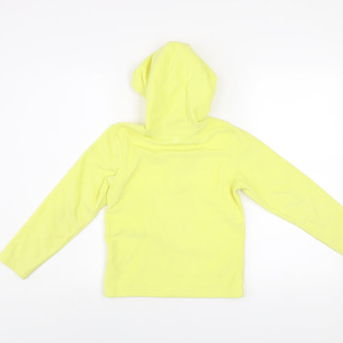 Mountain Warehouse Girls Yellow Fleece 1/4 Zip Hoodie 7-8 Years