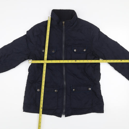 Crew Clothing Co. Women's Blue Quilted Slim Fit Jacket Size 14