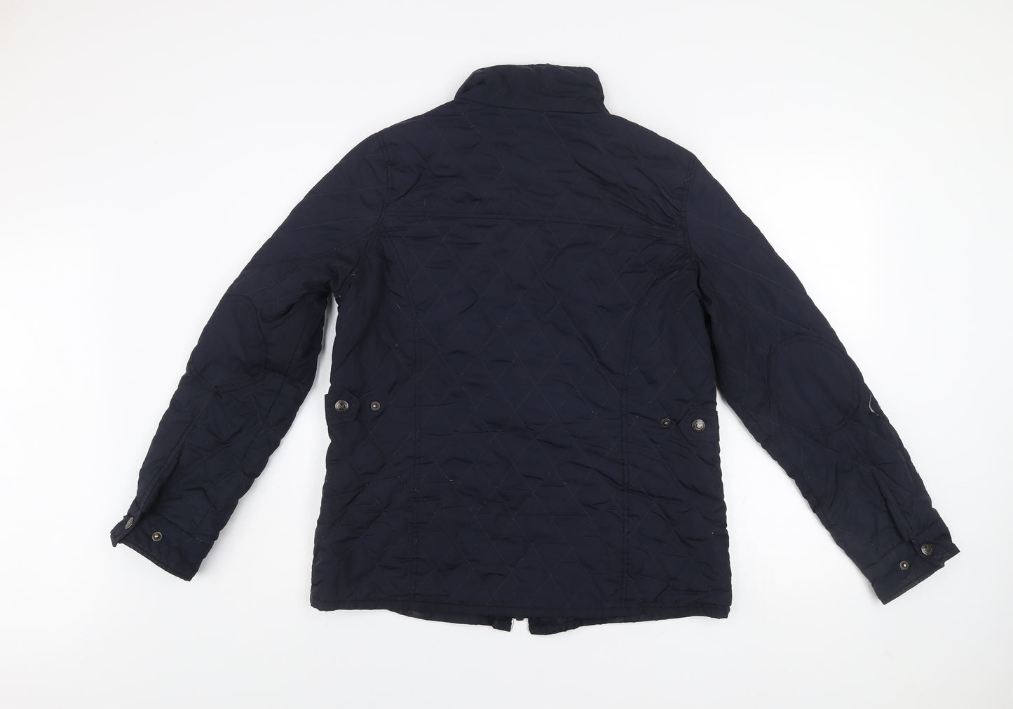 Crew Clothing Co. Women's Blue Quilted Slim Fit Jacket Size 14