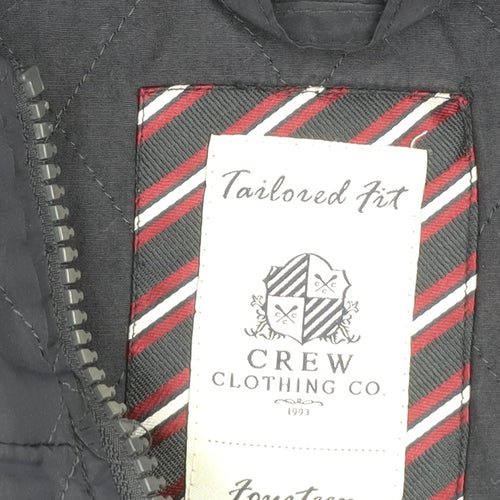 Crew Clothing Co. Women's Blue Quilted Slim Fit Jacket Size 14