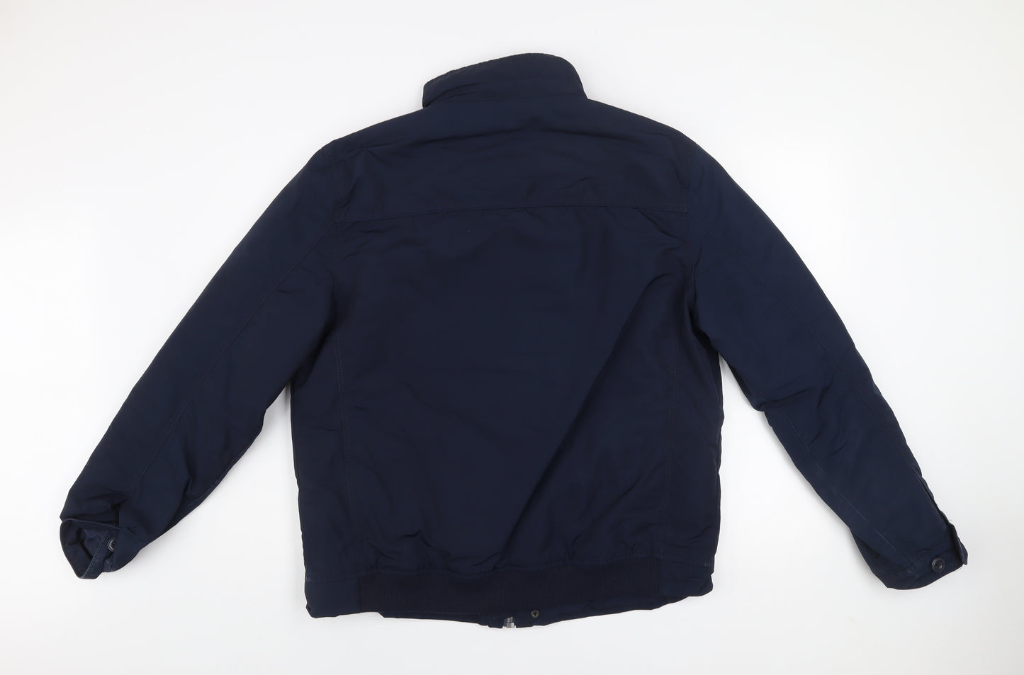 Marks and Spencer Men's Blue L Regular Fit Lined Zip Jacket