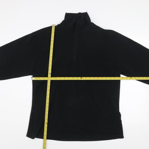 Snow+Rock Men's Black XL Fleece 1/2 Zip Pullover Sweatshirt