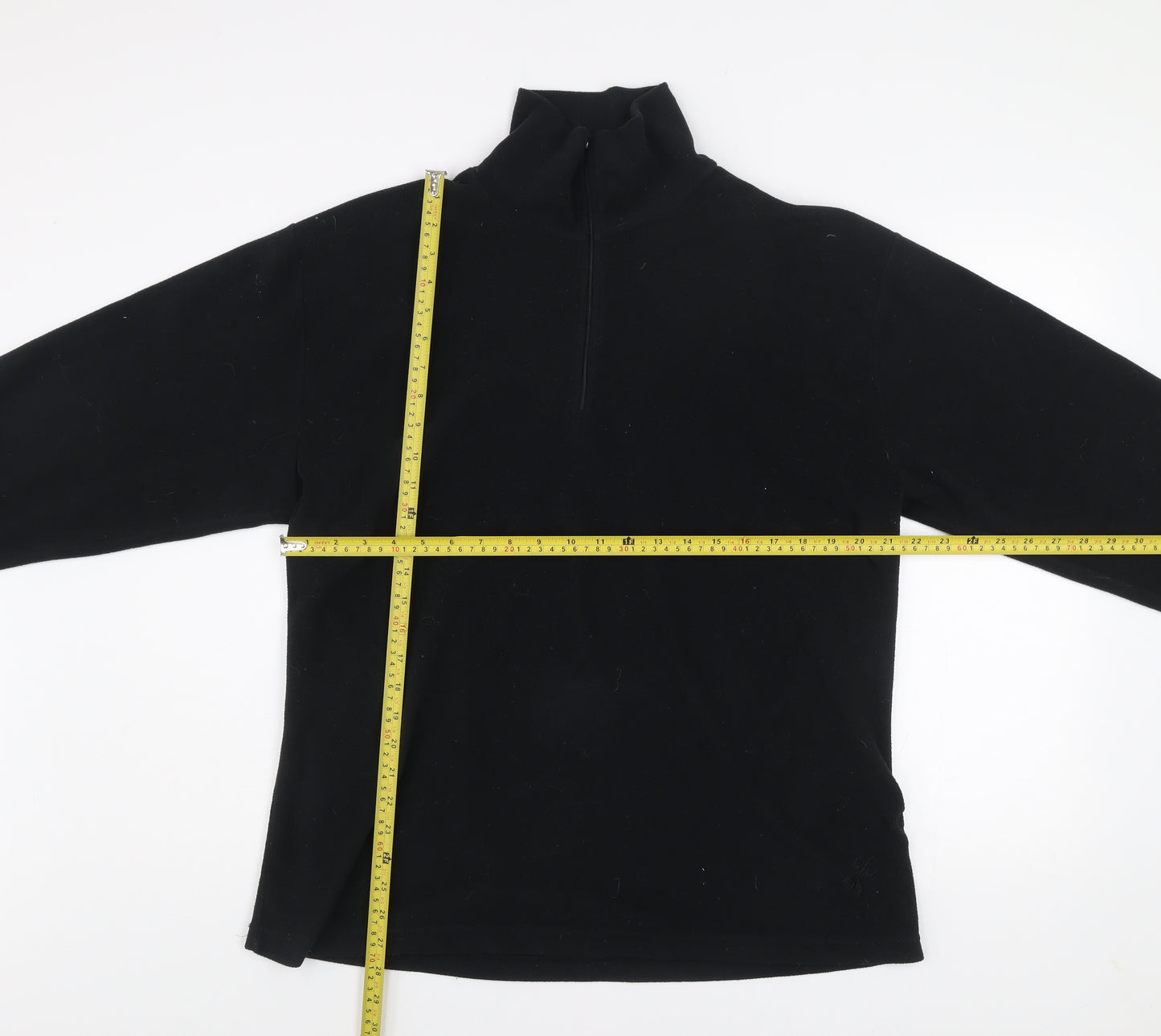 Snow+Rock Men's Black XL Fleece 1/2 Zip Pullover Sweatshirt