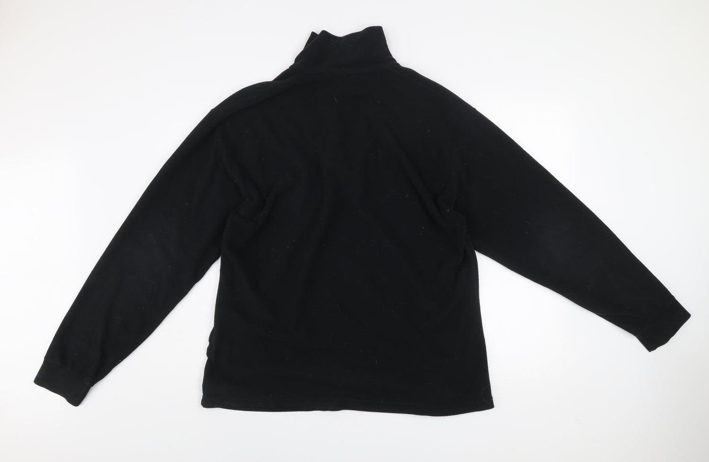Snow+Rock Men's Black XL Fleece 1/2 Zip Pullover Sweatshirt