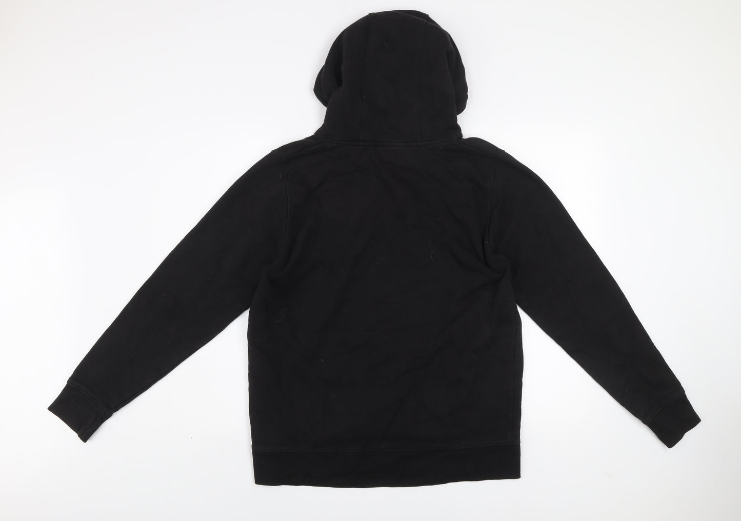 Brave Soul Men's Black XL Pullover Hoodie with Gold Logo