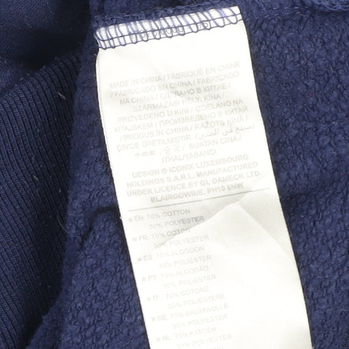 Umbro Men's Navy Blue XL Full Zip Hooded Track Jacket