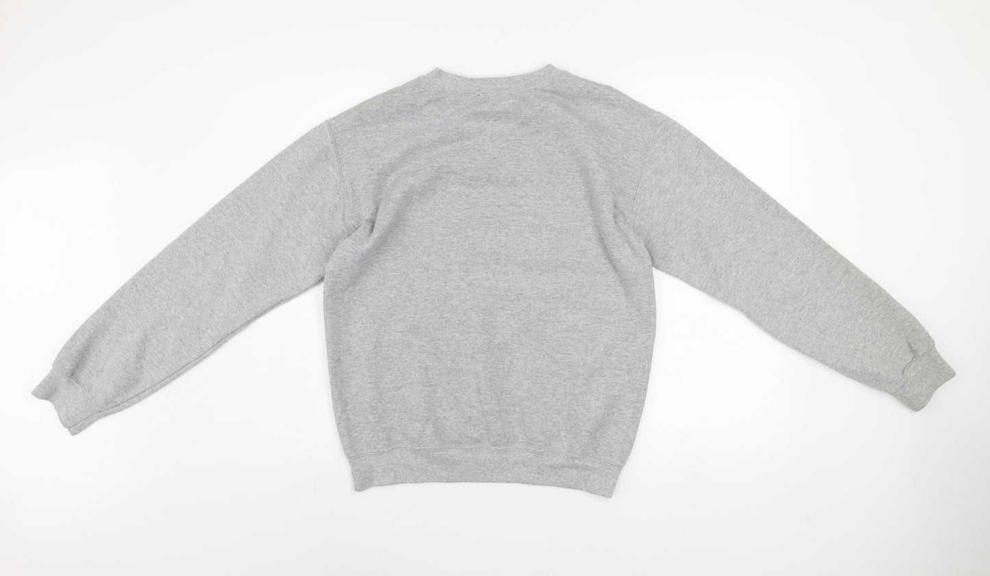 BDG Men's Grey Crew Neck Fleece Sweatshirt Size S