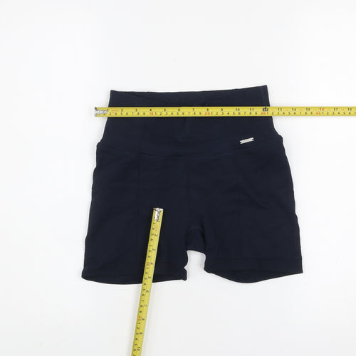 Aim'n Womens Black Small Biker Activewear Shorts Polyamide Blend