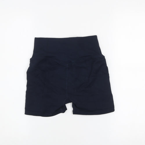 Aim'n Womens Black Small Biker Activewear Shorts Polyamide Blend