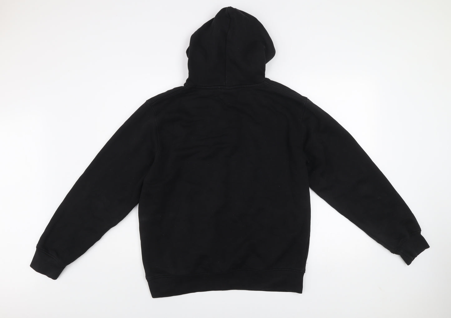 Nicce Men’s Black Pullover Hoodie Medium Logo Print Fleece