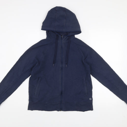 Marks & Spencer Goodmove Women’s Blue Zip Hoodie Jacket Size 12