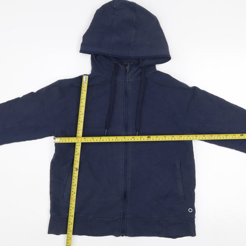 Marks & Spencer Goodmove Women’s Blue Zip Hoodie Jacket Size 12