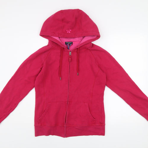Tuff Athletics Women's Pink Hooded Full Zip Track Jacket Size S