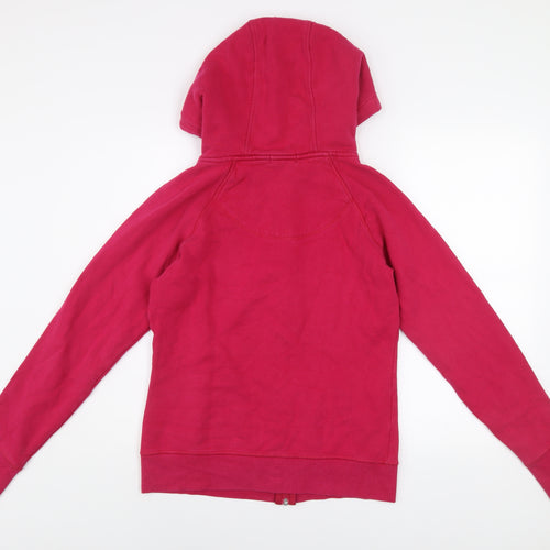 Tuff Athletics Women's Pink Hooded Full Zip Track Jacket Size S