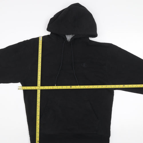 Champion Men's Black Pullover Hoodie Size M Regular Fit