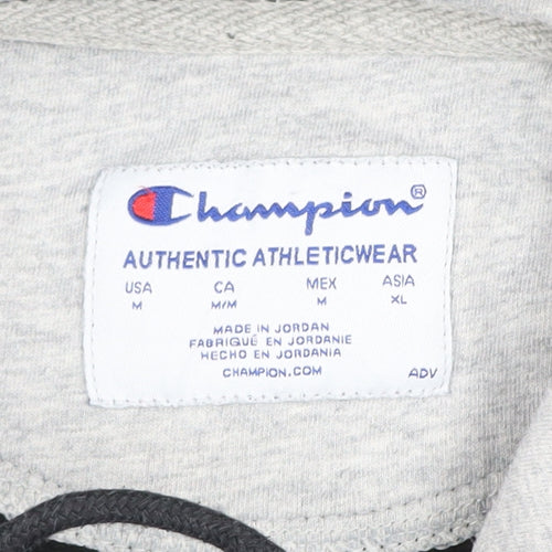 Champion Men's Black Pullover Hoodie Size M Regular Fit