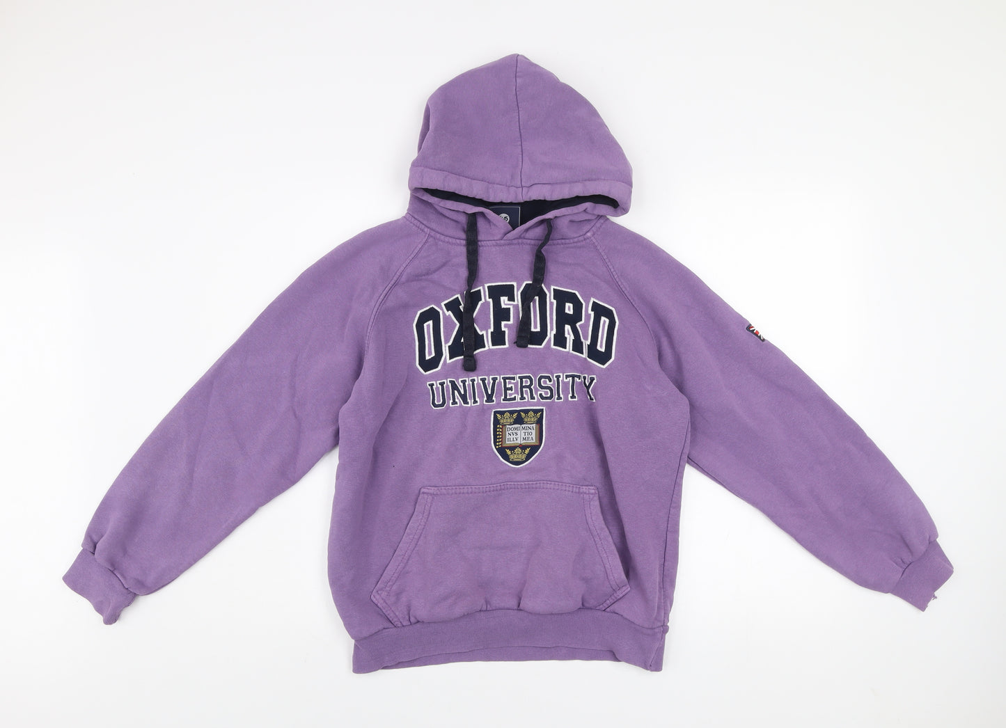 Oxford University Purple Hoodie Women Small Pullover Embroidered Logo