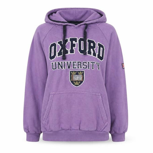 Oxford University Purple Hoodie Women Small Pullover Embroidered Logo