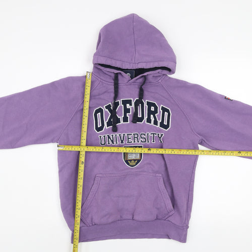 Oxford University Purple Hoodie Women Small Pullover Embroidered Logo