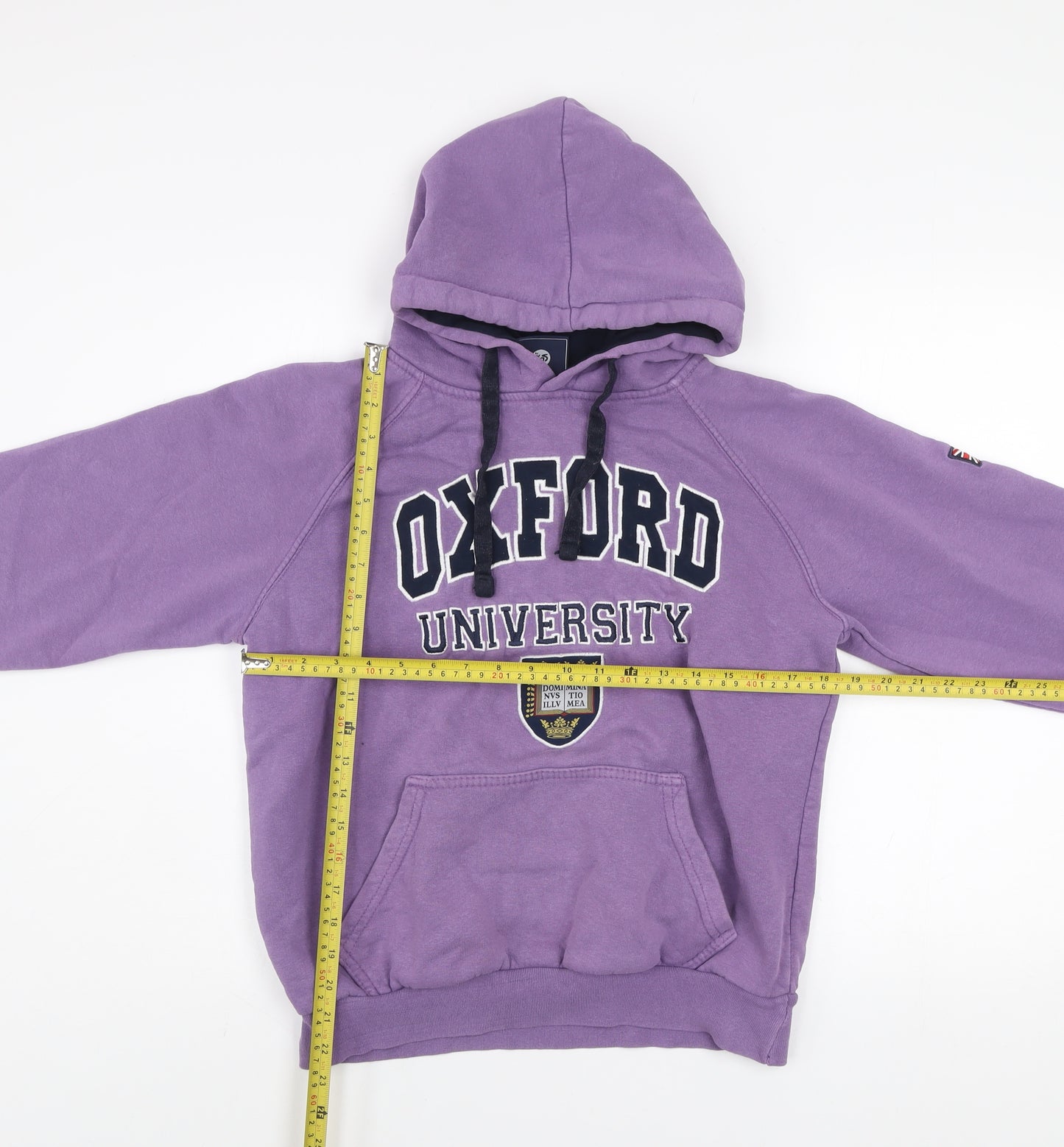 Oxford University Purple Hoodie Women Small Pullover Embroidered Logo