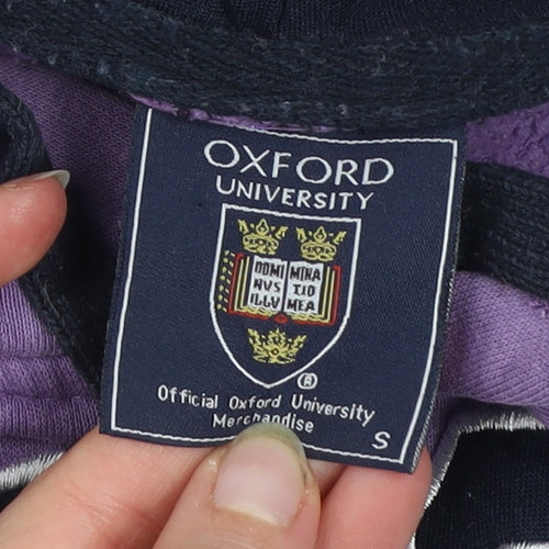 Oxford University Purple Hoodie Women Small Pullover Embroidered Logo