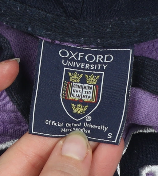 Oxford University Purple Hoodie Women Small Pullover Embroidered Logo