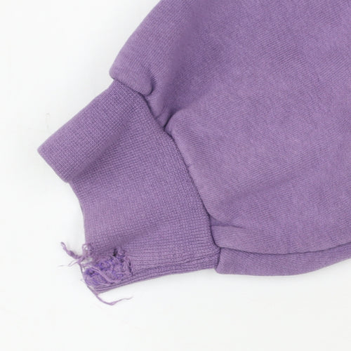 Oxford University Purple Hoodie Women Small Pullover Embroidered Logo
