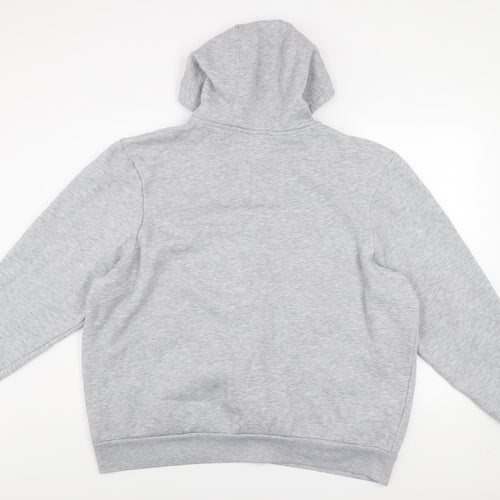 Slazenger Men’s Grey 2XL Hooded Full Zip Track Jacket