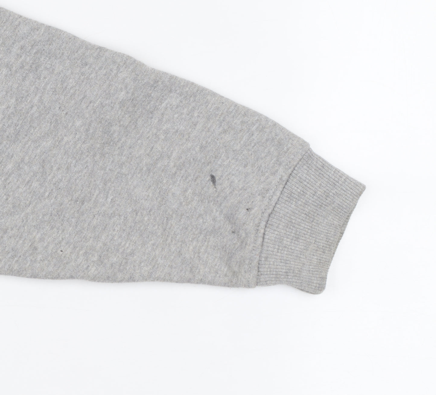 PrettyLittleThing Womens Grey Pullover Hoodie Size M Cotton Blend