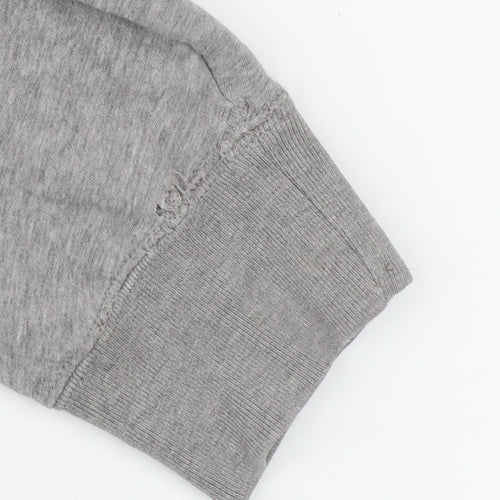 Adidas Men's Grey Pullover Sweatshirt M Vintage Sports Fleece Crew Neck
