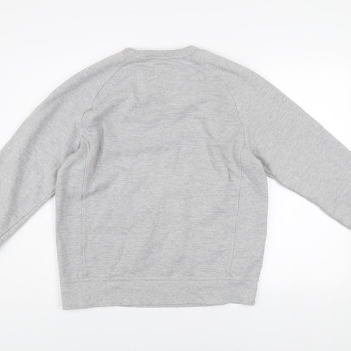 Champion Men's Grey Crew Neck Pullover Sweatshirt Size L