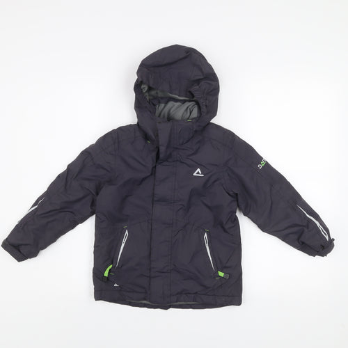 Dare 2B Boys Black Waterproof Insulated Ski Jacket 6 Years Hooded Winter Coat