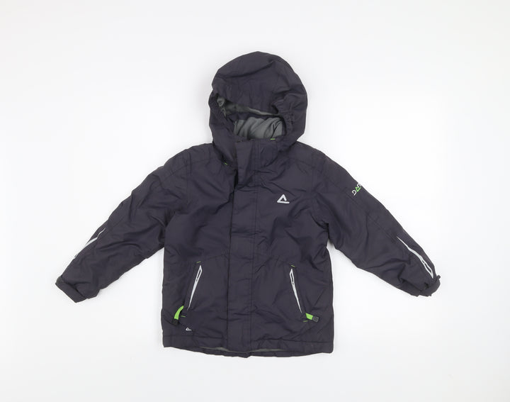 Dare 2B Boys Black Waterproof Insulated Ski Jacket 6 Years Hooded Winter Coat