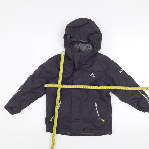 Dare 2B Boys Black Waterproof Insulated Ski Jacket 6 Years Hooded Winter Coat
