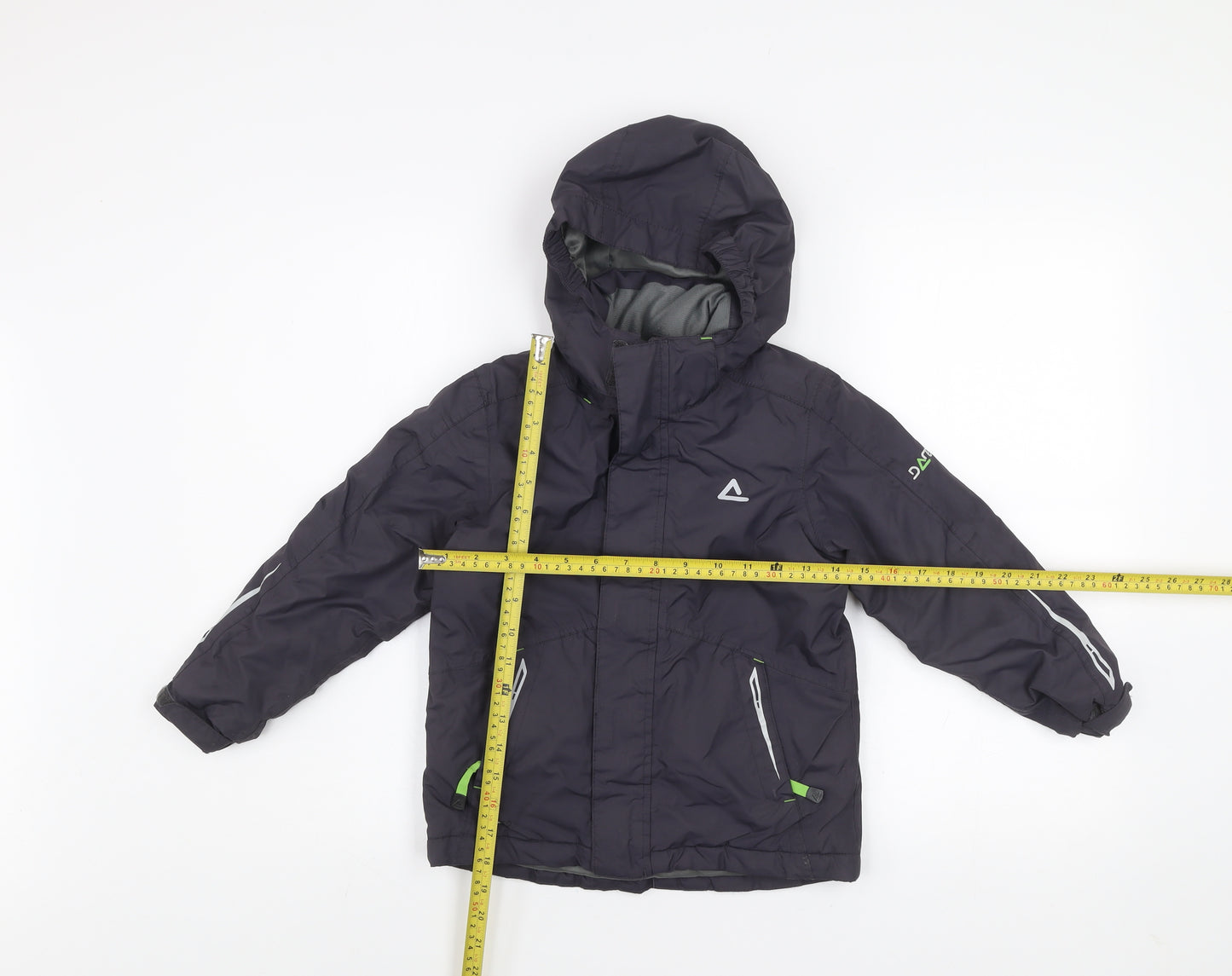 Dare 2B Boys Black Waterproof Insulated Ski Jacket 6 Years Hooded Winter Coat