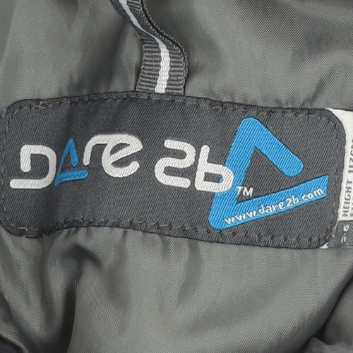 Dare 2B Boys Black Waterproof Insulated Ski Jacket 6 Years Hooded Winter Coat