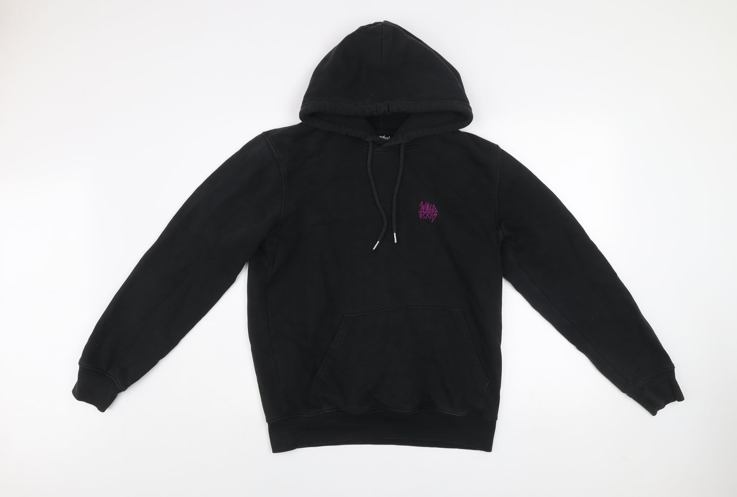 Banana Industries Men’s Black Pullover Hoodie Small Organic Cotton