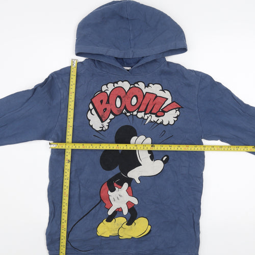 Disney at Next Women Blue Mickey Mouse Pullover Hoodie Medium