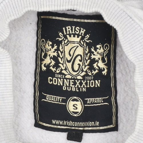 Irish Connexxion Men's Grey Dublin Ireland Logo Pullover Sweatshirt Size S